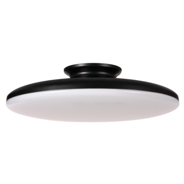 AFX Skye 15" LED Flush Mount - CCT Selectable - 120V - Black