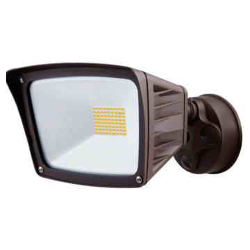 Westgate SL LED Security Light - Dimmable - 40W - CCT Selectable - 4,800 Lumens - 120V - Bronze