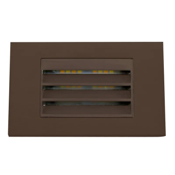Westgate SLE LED Step Light - Louver - 5W - CCT Selectable - 75 Lumens - 120V - Oil-Rubbed Bronze