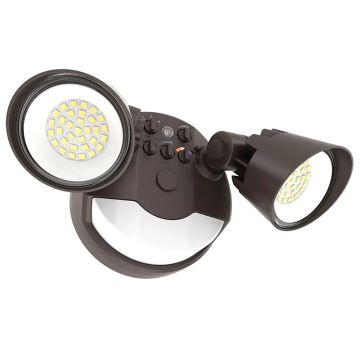 Westgate SLX X-Gen Advance Security Light - Motion Sensor - Photocell - 16 | 25W - CCT Selectable - 120V - Brown