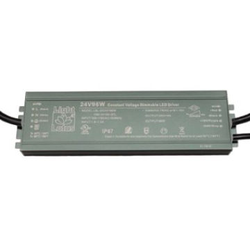 Lotus LED Driver - 96W Capacity - 120V / 0-10V Dimming - IP67 Wet Location - 120V Input / 24V DC Output