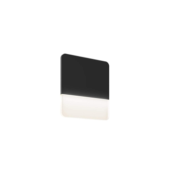 DALS Alto 6" Square LED Outdoor Wall Light - CCT Selectable - 120V - Black