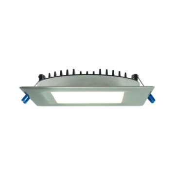 Lotus 4" Square Slim LED Downlight - 11W - 3000K - Brushed Nickel - 120V