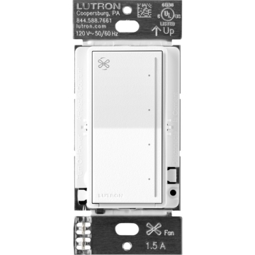 Lutron Sunnata Fan Control - Brilliant White