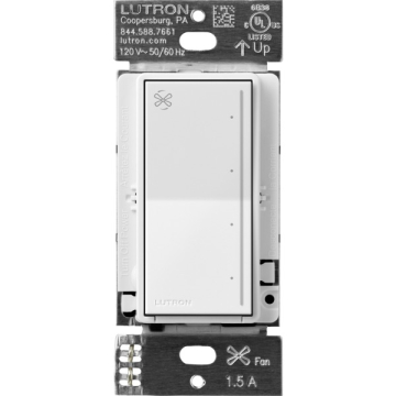 Lutron Sunnata Fan Control - White
