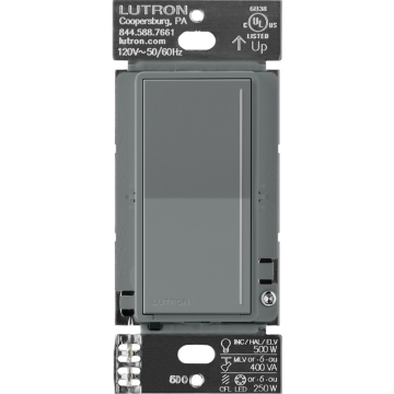 Lutron Sunnata PRO LED+ Touch Companion Dimmer - Slate