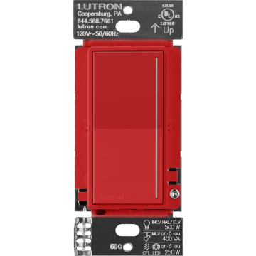 Lutron Sunnata PRO LED+ Touch Companion Dimmer - Signal Red