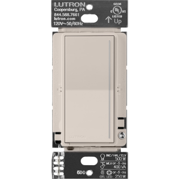 Lutron Sunnata PRO LED+ Touch Companion Dimmer - Taupe
