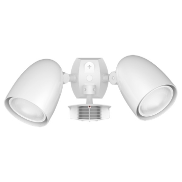 RAB STEALTH Sensor + PAR LED Lamp Kit - Bullet Hood - 200° Detection - CCT Selectable - 38W - 3,600 Lumens - 120V - White