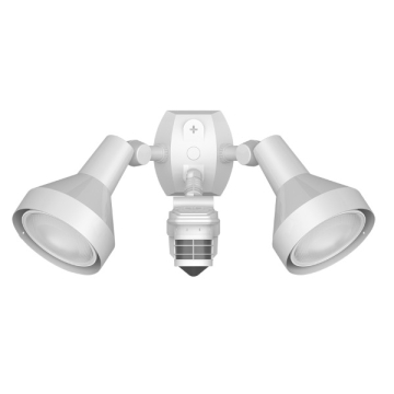 RAB STEALTH Sensor + PAR LED Lamp Kit - Bell Hood - 360° Detection - CCT Selectable - 38W - 3,600 Lumens - 120V - White