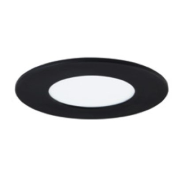 Black Trim for Lotus LED-S8W J-Box Mount or Retrofit LED Downlight