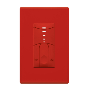 SensorWorx Wall Switch - 0-10V Dimming - 120-277V - Red