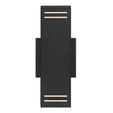 Sylvania Wall Mount Lantern LED Wall Sconce - CCT Selectable - 1000 Lumens - Photocell - 120V - Black