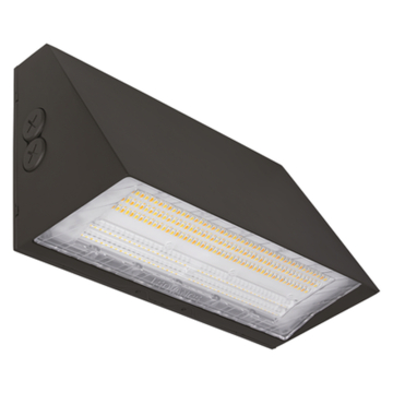 Sylvania LEDVANCE Opti-Select LED Full Cutoff Wall Pack - 9,000 Max Lumens - 40 | 50 | 60W - On/Off Photocell - 120-347V - Bronze