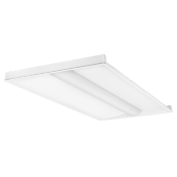 Sylvania LEDVANCE 2x4 Value Class LED Volumetric Troffer - 4,375 Max Lumens - 25 | 30 | 35W - 3500K - 120-277V - White