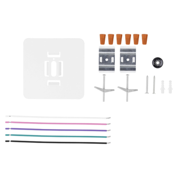 Sylvania LEDVANCE LED Linear Slot Drywall/Concrete/Wooden Frame Compatible Surface Mounting Power Feed Kit