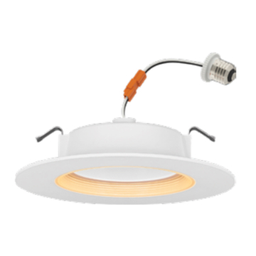 Sylvania 4" LED Retrofit Downlight w/ Nightlight - 8W - CCT Selectable - 700 Lumens - 120V - White