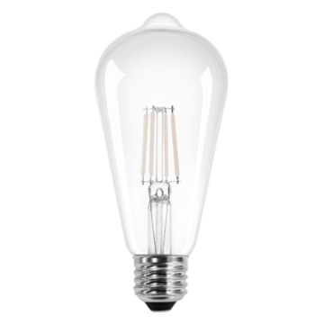 Sylvania LED ST15 White Filament Lamp - E26 Base - 5.5W - 2700K - 500 Lumens - 120V