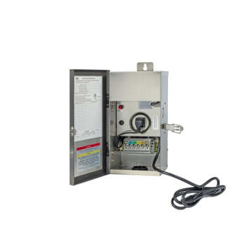 Corona Lighting 150W Multi-Tap Single Circuit Transformer - Stainless Steel - Mechanical Timer - Photocell