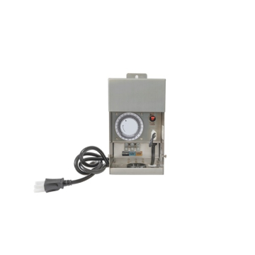 Corona Lighting 75W Multi-Tap Single Circuit Transformer - Mechanical Timer - Stainless Steel - Photocell