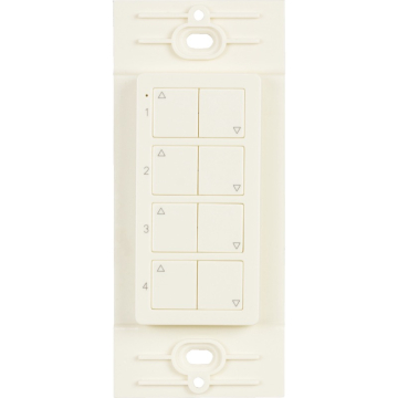 Task Lighting Quattro Wireless Controller - 4 Zone - Almond