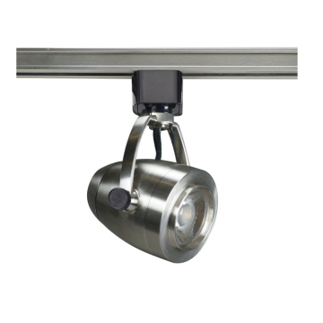 SATCO|NUVO LED Track Head - 12W - Pinch back shape - Brushed Nickel - 36° Beam