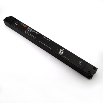 RAB LED Driver - 96W Capacity - 120V / 0-10V Dimming - 120-277V Input / 24V Output 