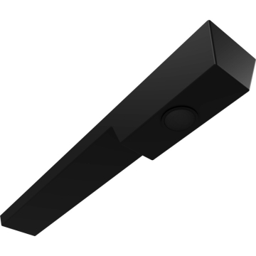 RAB Track Lighting Suspension Top Access End Feed Wired Cover - Black