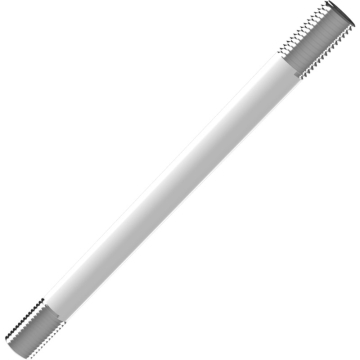 RAB 6" Track Lighting Suspension Stem - White