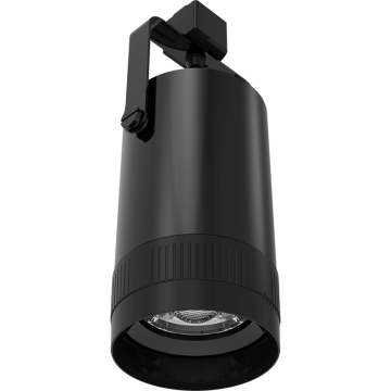 RAB TRACK22 LED Track Head - 2,053 Lumens - 10 | 15 | 20W - CCT Selectable - 15º to 55º - H-Track Adapter - Black - 120V