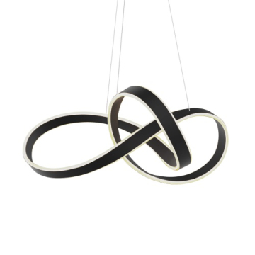 DALS Twirl LED Pendant - CCT Selectable - 120V - Black