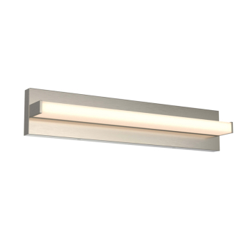 DALS Ledge 24” LED Linear Vanity - 30W - CCT Selectable - 2,200 Lumens - 120V - Satin Nickel