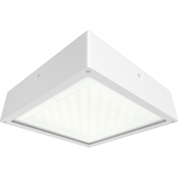 RAB VAN34 Amber LED Canopy Light - 1,684 Lumens - 60W - Amber - Frosted Flat Lens - On/Off Photocell - 120-277V