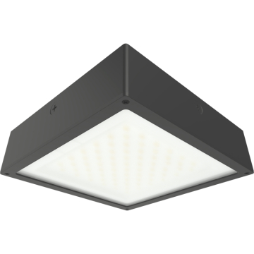 RAB VAN34 LED Canopy Light - Frosted Flat Lens - 4,187 Max Lumens - 20 | 25 | 30W - On/Off Photocell - 120-277V