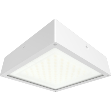 RAB VAN34 LED Canopy Light - Frosted Flat Lens - 4,187 Max Lumens - 20 | 25 | 30W - On/Off Photocell - 120-277V