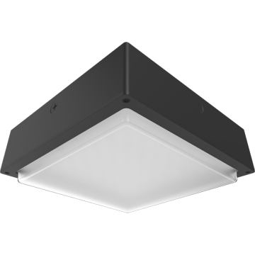 RAB VAN34 LED Canopy Light - Frosted Drop Lens - 4,186 Max Lumens - 20 | 25 | 30W - On/Off Photocell - 120-277V