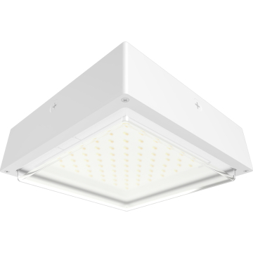 RAB VAN34 LED Canopy Light - Drop Lens - 4,588 Max Lumens - 20 | 25 | 30W - On/Off Photocell - 120-277V