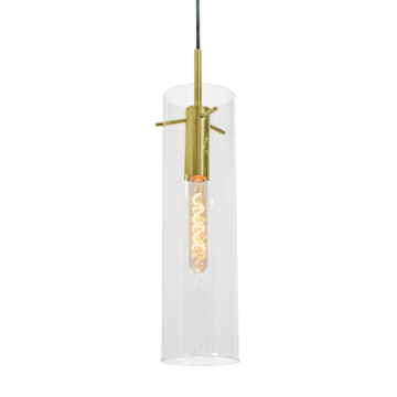 AFX Vista 5" Medium Base Pendant - 120V - Light Antique Brass