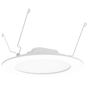 RAB 6" LED Wafer Retrofit Downlight - Smooth Trim - 11 | 13 | 15W - CCT Selectable - 120V