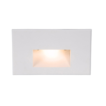 WAC Lighting Endurance LED Horizontal Indoor / Outdoor Step and Wall Light - 68 Lumens - 3.8W - 2700K - 120V - White