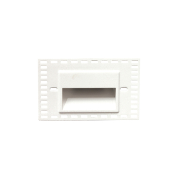 WAC Lighting LED Horizontal Invisible Trim Step and Wall Light - 72 Lumens - 3.3W - 3000K - 120V - White