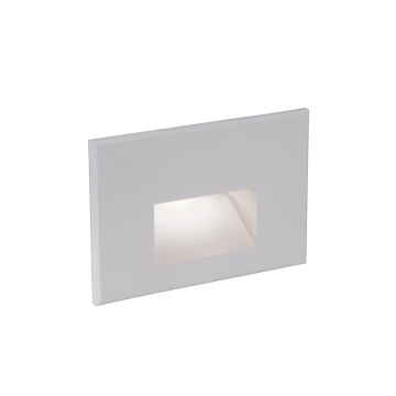 WAC Lighting Endurance LED Horizontal Indoor / Outdoor Step and Wall Light - 68 Lumens - 3.8W - 3000K - 120V - Anti-Microbial White