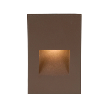 WAC Lighting Endurance LED Vertical Indoor / Outdoor Step and Wall Light - 68 Lumens - 3.8W - 2700K - 120V - Bronze