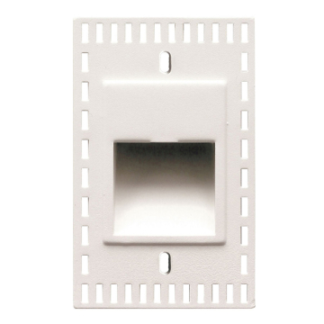 WAC Lighting LED Vertical Invisible Trim Step and Wall Light - 72 Lumens - 3.3W - 3000K - 120V - White
