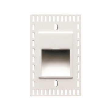 WAC Lighting LED Vertical Invisible Trim Step and Wall Light - 72 Lumens - 3.3W - 2700K - 120V - White