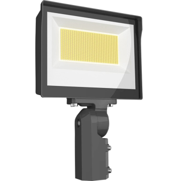 RAB X17 LED Flood Light - Slipfitter Mount - Photocell - 16,249 Lumens - 105W - CCT Selectable - 120-277V - Bronze