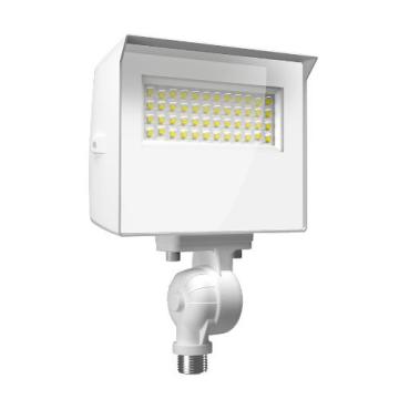 RAB X22 LED Flood Light - 10 | 13 | 17 | 20W - Dual Mount - Photocell - 120-277V - White