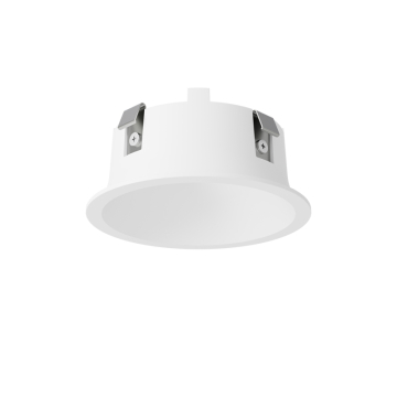 DMF Lighting X-Series 3" Round Downlight Beveled Micro-Flange Trim - White