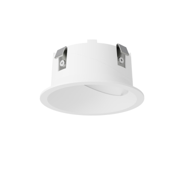 DMF Lighting X-Series 3" Round Downlight Wall Wash Micro-Flange Trim - White