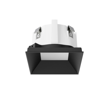 DMF Lighting X-Series 3" Square Downlight Beveled Flangeless Trim - Black